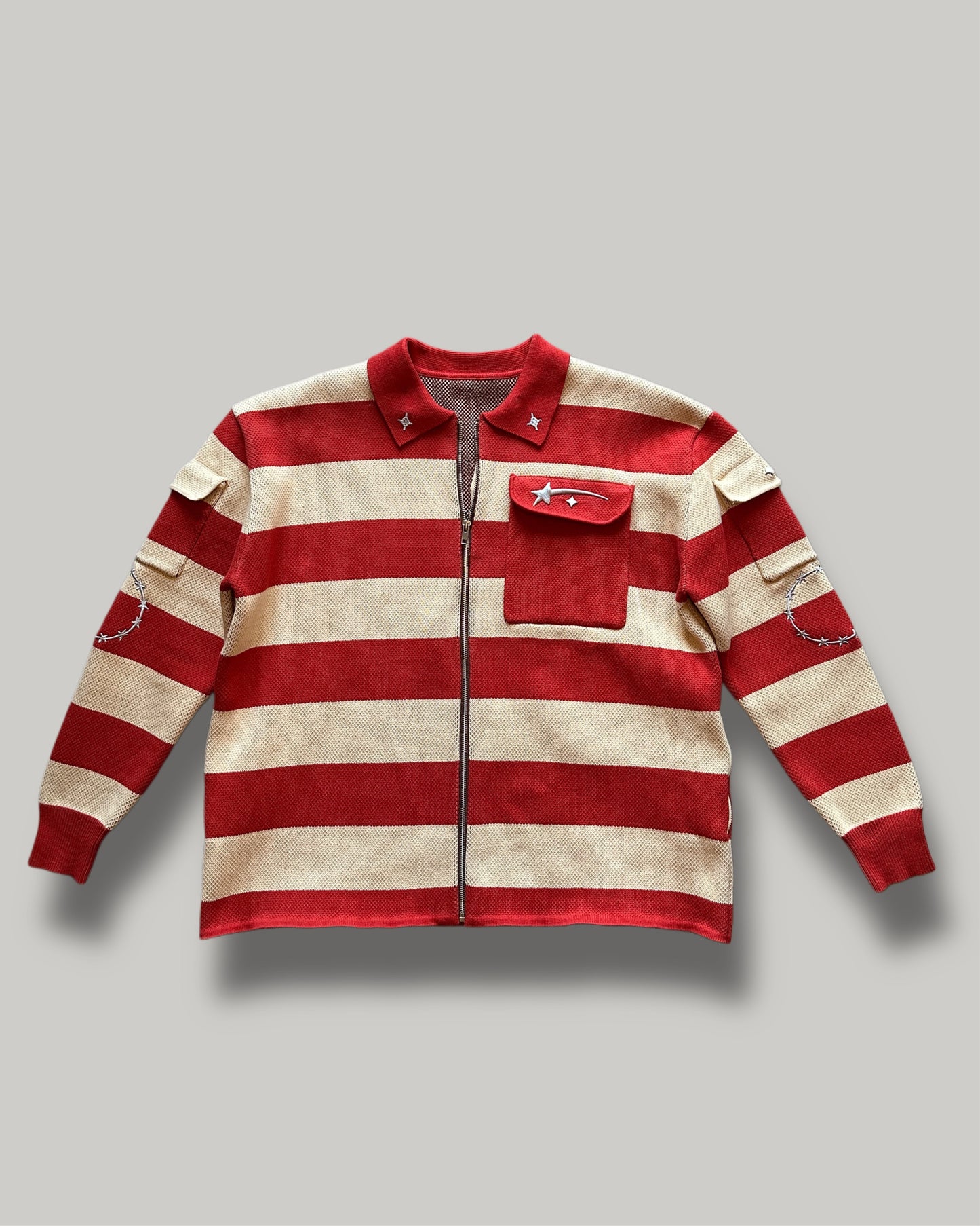 LIVING ICON - KNITTED SWEATER (Red)